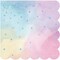 Party Central 3-Ply Disposable Beverage Napkins - 5" - Pink and Blue - Club Pack of 192